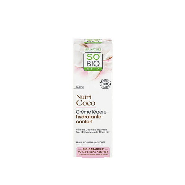 SO' BIO ETIC Nutri Coco Moisturizing Comfort Light Cream - Skin Society {{ shop.address.country }}