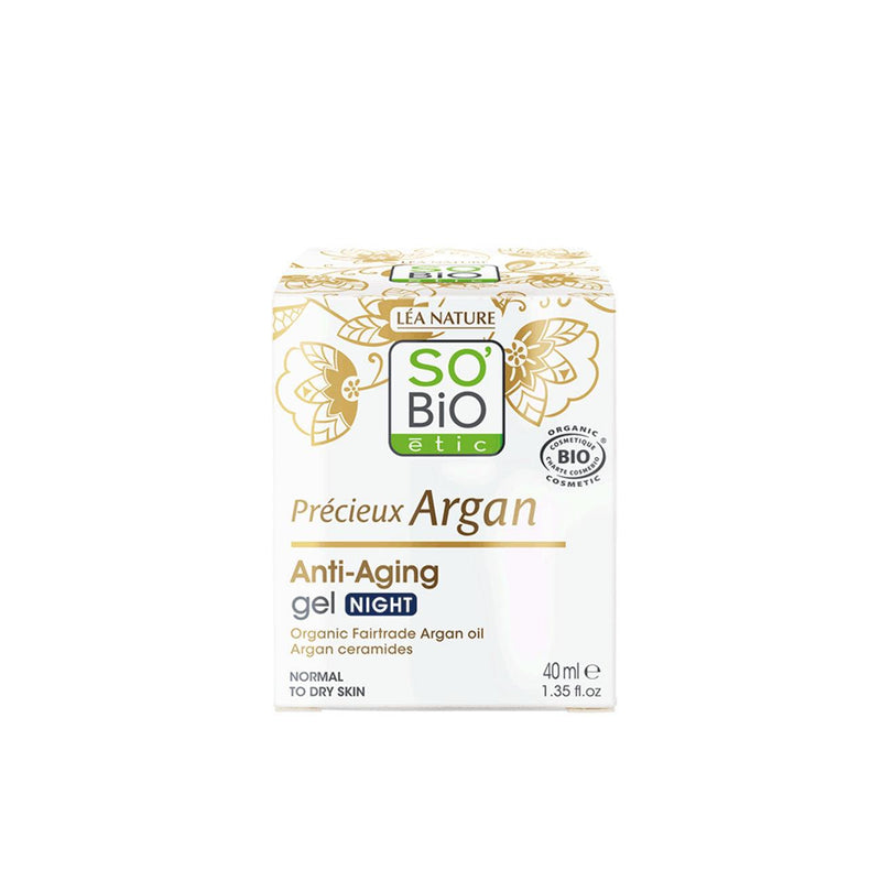 SO' BIO ETIC Precious Argan Anti-Aging Night Gel - Skin Society {{ shop.address.country }}