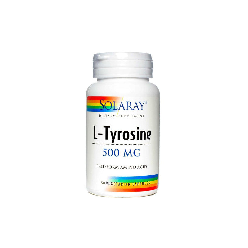 Solaray L-Tyrosine 500mg Free-Form Amino Acid - Skin Society {{ shop.address.country }}