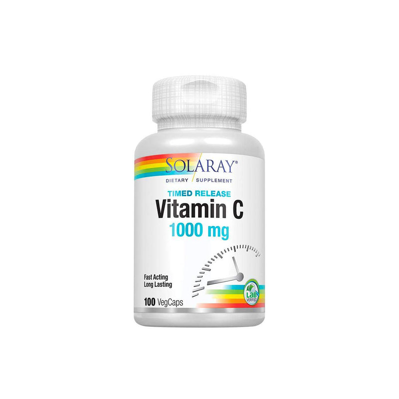 Solaray Timed Release Vitamin C 1000mg - Skin Society {{ shop.address.country }}