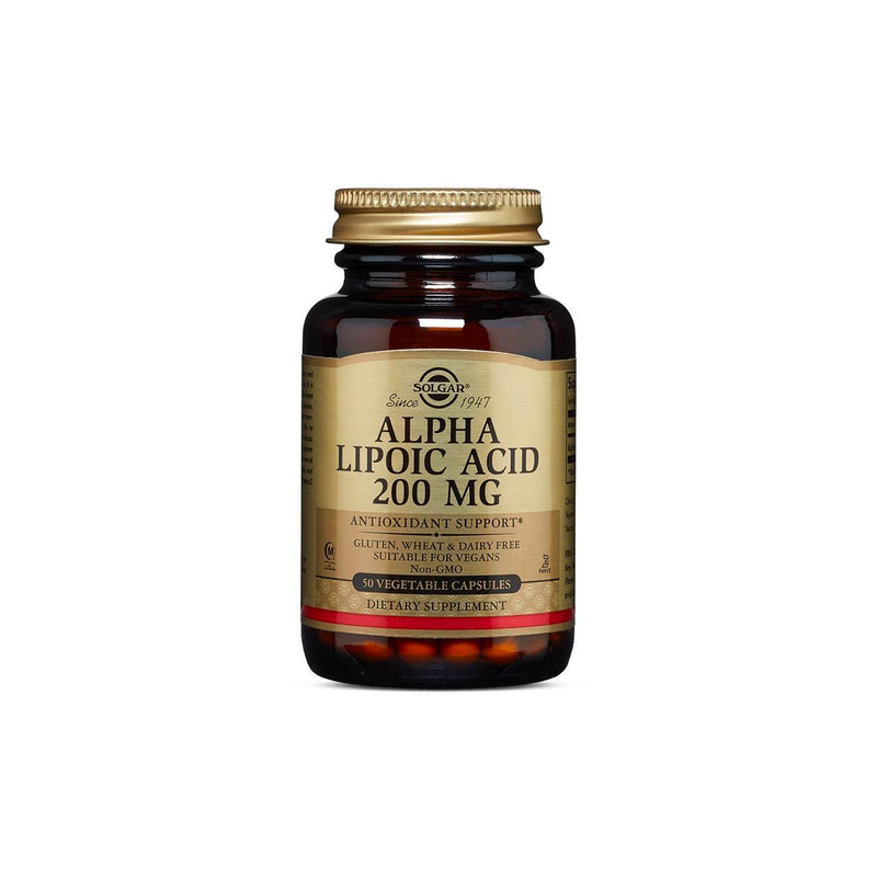 Solgar Alpha Lipoic Acid 200mg - Skin Society {{ shop.address.country }}