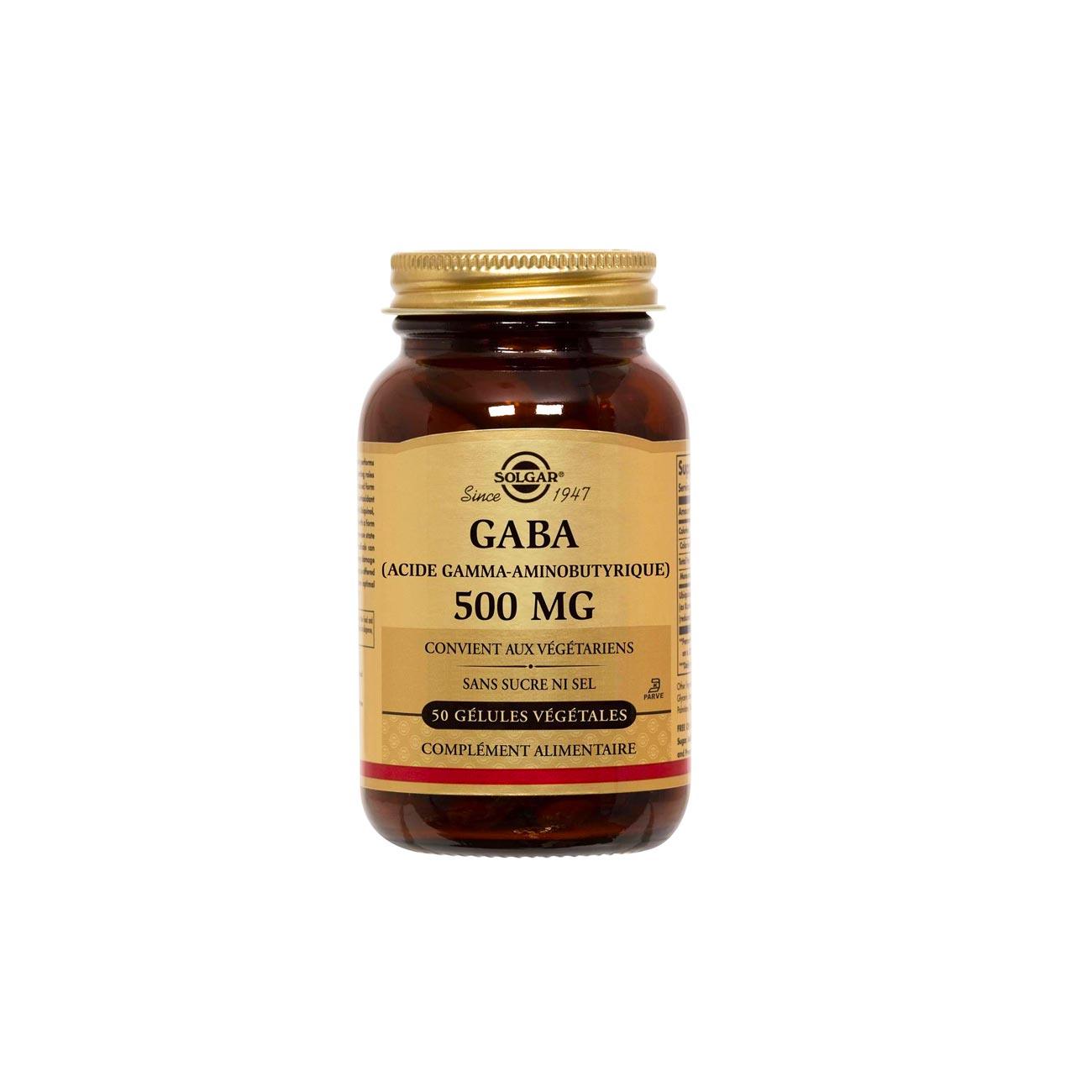 Gaba 500 Mg Vegetable Capsules Skin Society