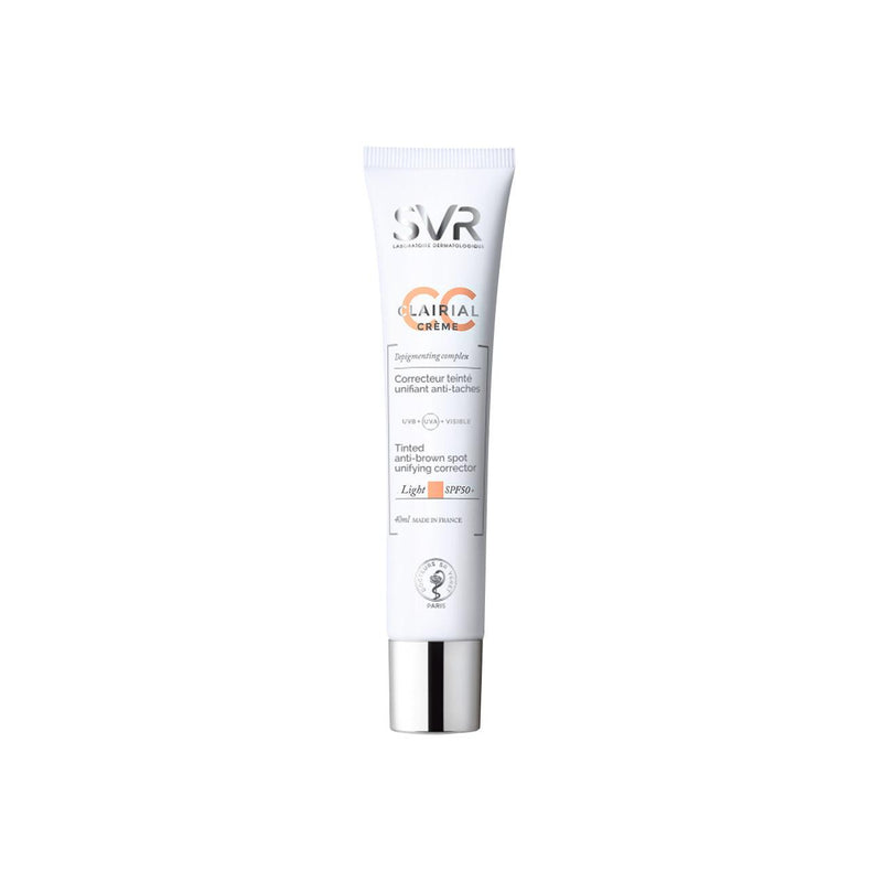 SVR Clairial CC Crème Tinted Anti-Brown Spot Unifying Corrector SPF50+ - Skin Society {{ shop.address.country }}