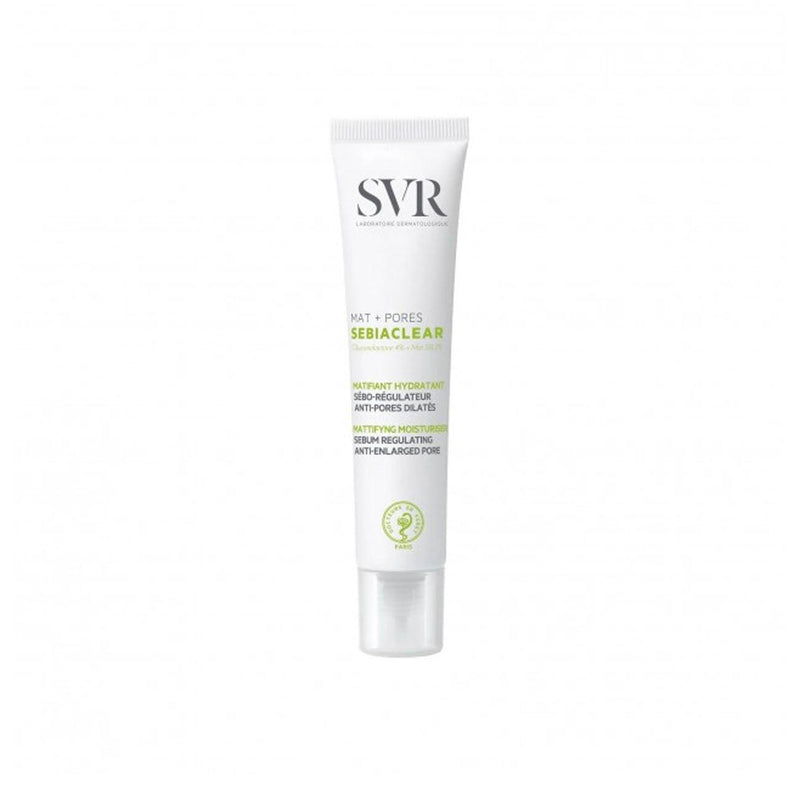 SVR Sebiaclear Mat + Pores Sebum-Regulating Anti-Enlarged-Pore Mattifying Care - Skin Society {{ shop.address.country }}