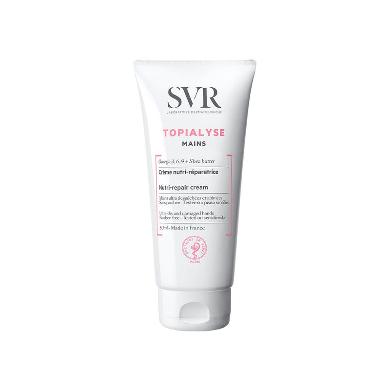 SVR Topialyse Mains Nutri-Repair Cream - Ultra-Dry & Damaged Hands - Skin Society {{ shop.address.country }}