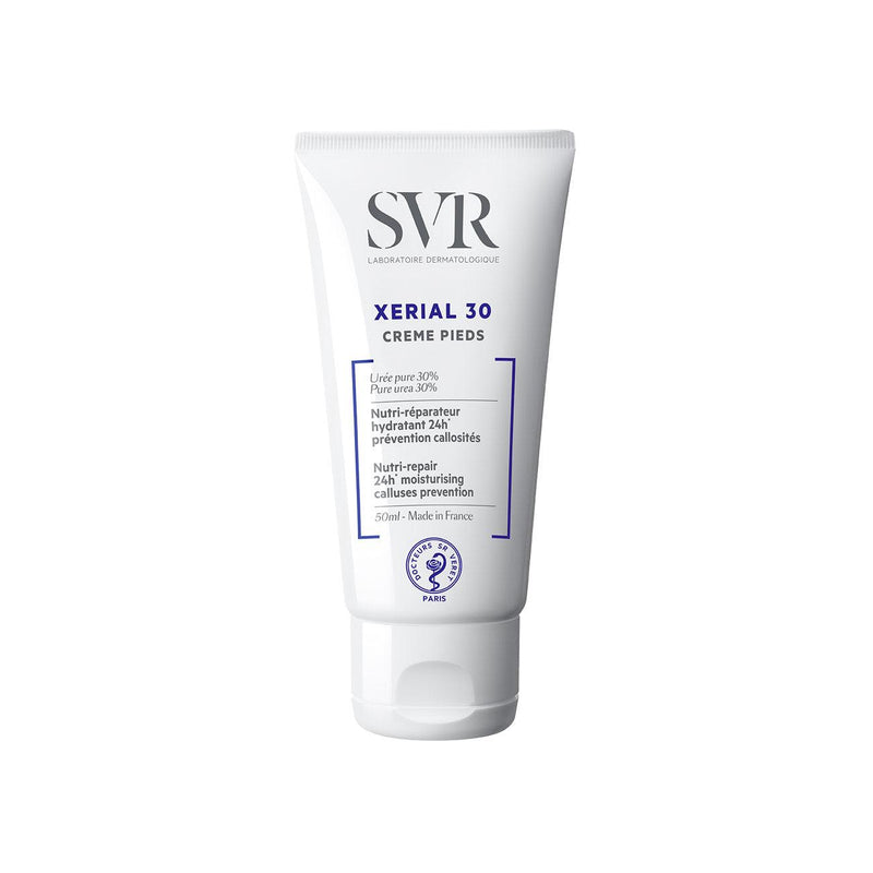 SVR Xérial 30 Crème Pieds Pure Urea 30% Nutri-Repair 24H Moisturising Calluses Prevention - Skin Society {{ shop.address.country }}