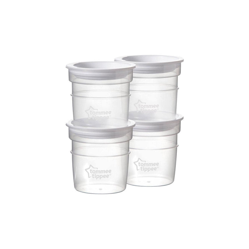 Tommee Tippee Milk Storage Pots - Pack of 4 - Skin Society {{ shop.address.country }}