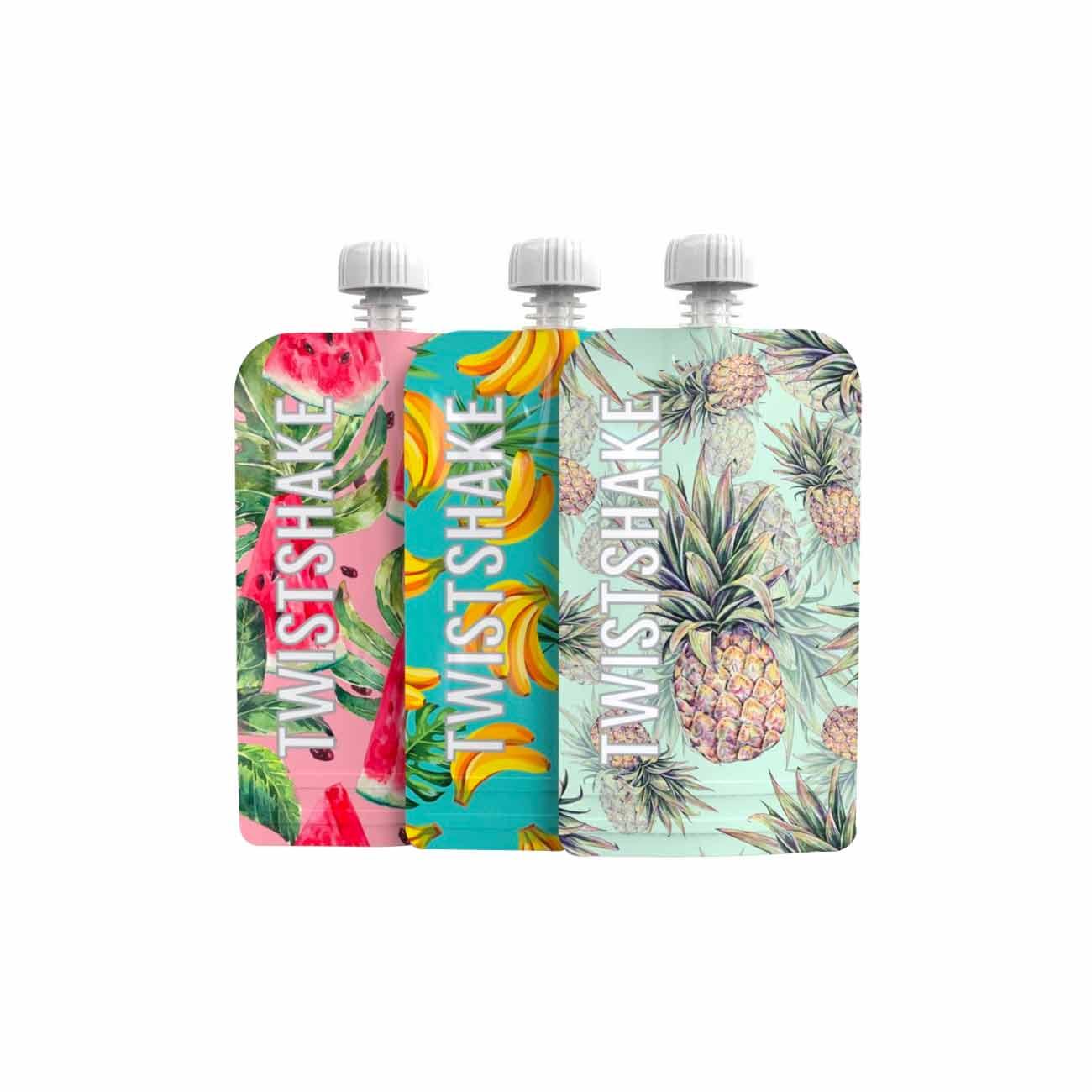 Twistshake REFILLABLE SQUEEZE BAGS X3 - Skin Society {{ shop.address.country }}