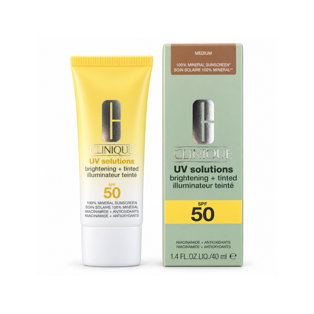 UV Solutions Brightening+Tinted SPF50 Sunscreen