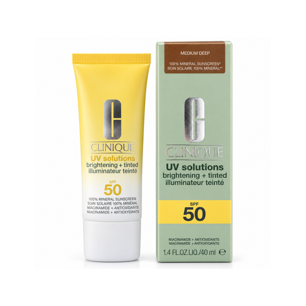 UV Solutions Brightening+Tinted SPF50 Sunscreen
