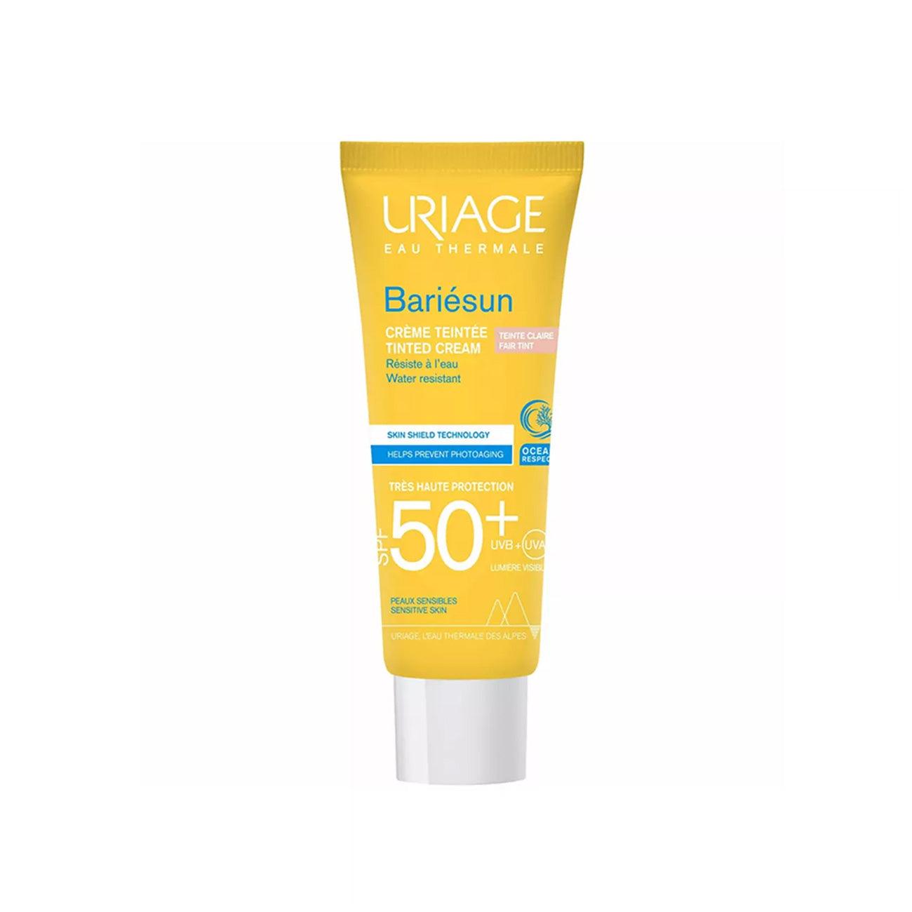 Uriage Bariésun Tinted Cream Very High Protection SPF50+ Anti-Shine Texture Ultra-Dry Finish - Sensitive Skin - Skin Society {{ shop.address.country }}