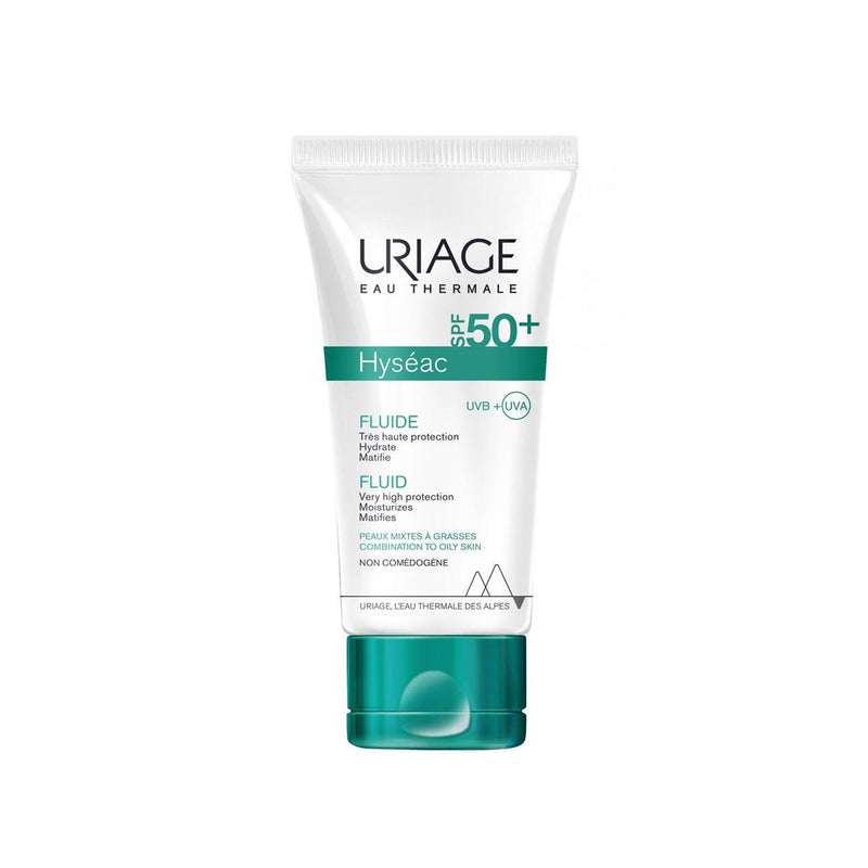 Uriage Hyséac Fluid SPF50+ - Combination to Oily Skin - Skin Society {{ shop.address.country }}