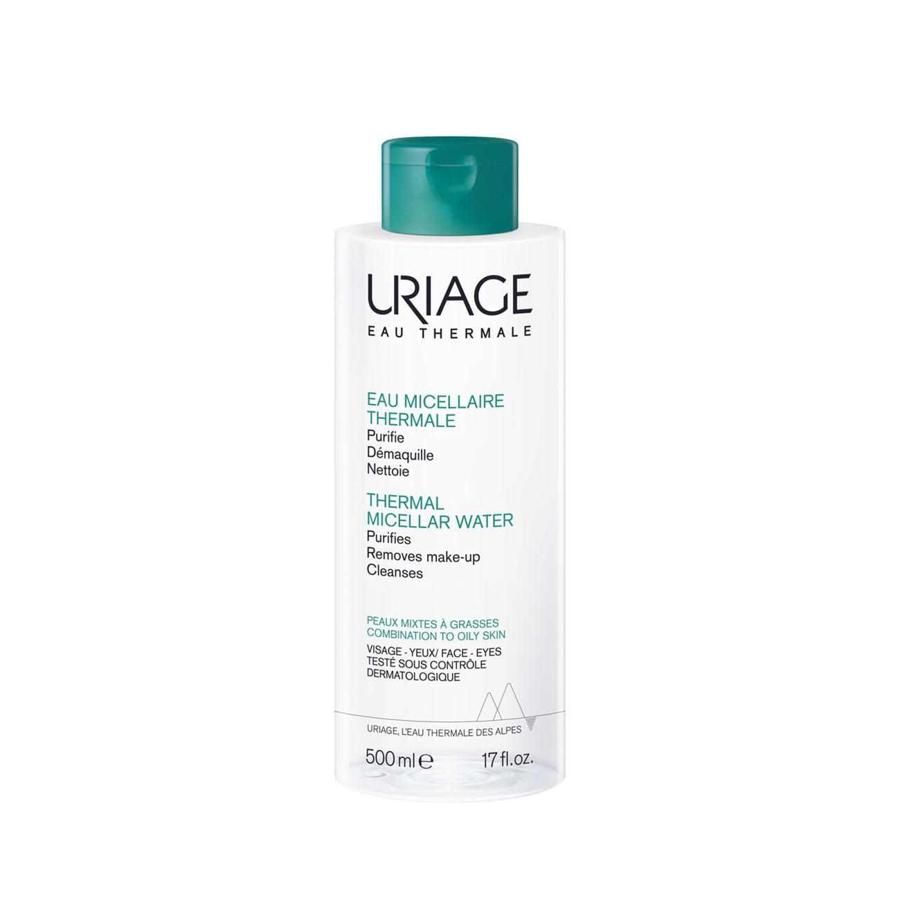 Uriage Thermal Micellar Water - Combination to Oily Skin - Skin Society {{ shop.address.country }}