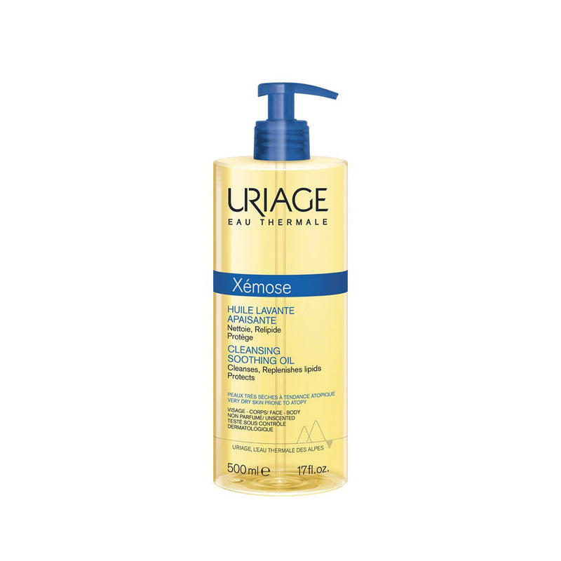 Uriage Xémose Cleansing Soothing Oil - Very Dry Skin Prone to Atopy - Skin Society {{ shop.address.country }}