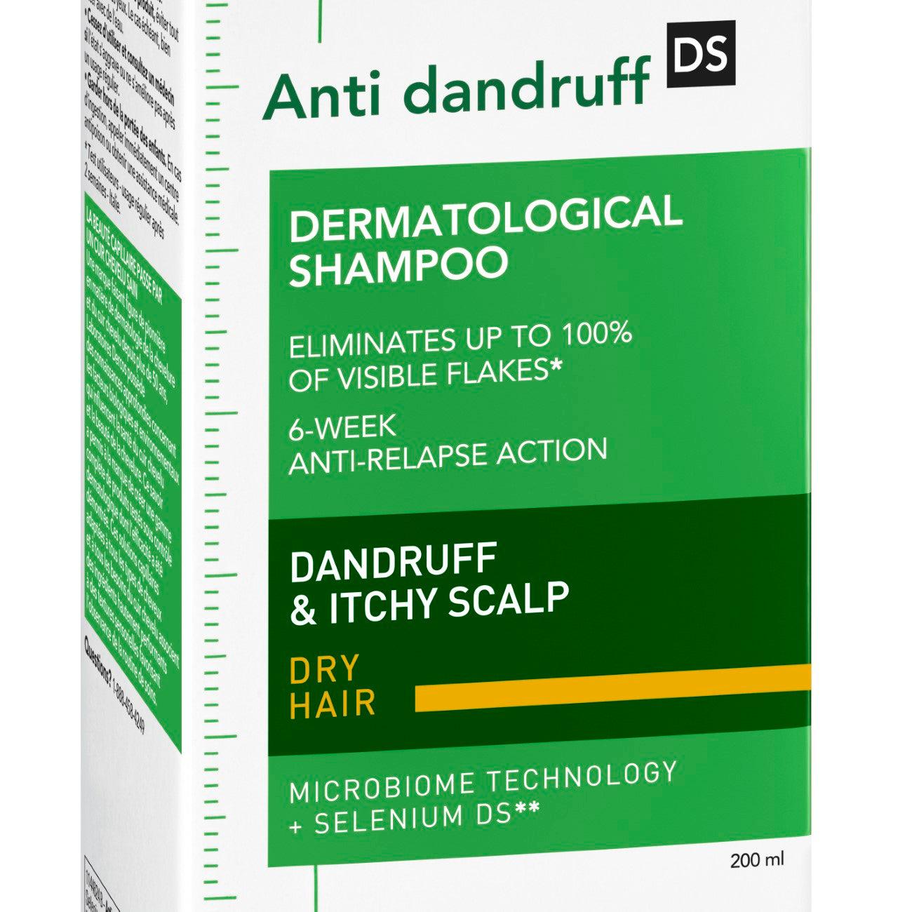 Vichy Dercos Anti-Dandruff DS Advanced Action Shampoo - Dry Hair - Skin Society {{ shop.address.country }}