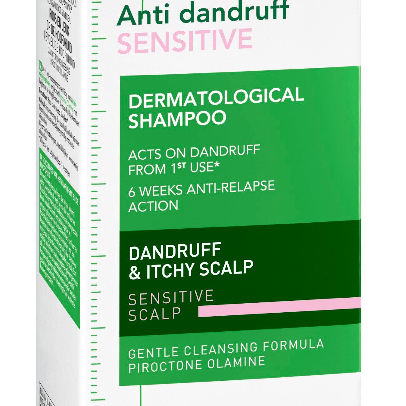 Vichy Dercos Anti-Dandruff Sensitive Advanced Action Shampoo - Sensitive Scalp - Skin Society {{ shop.address.country }}