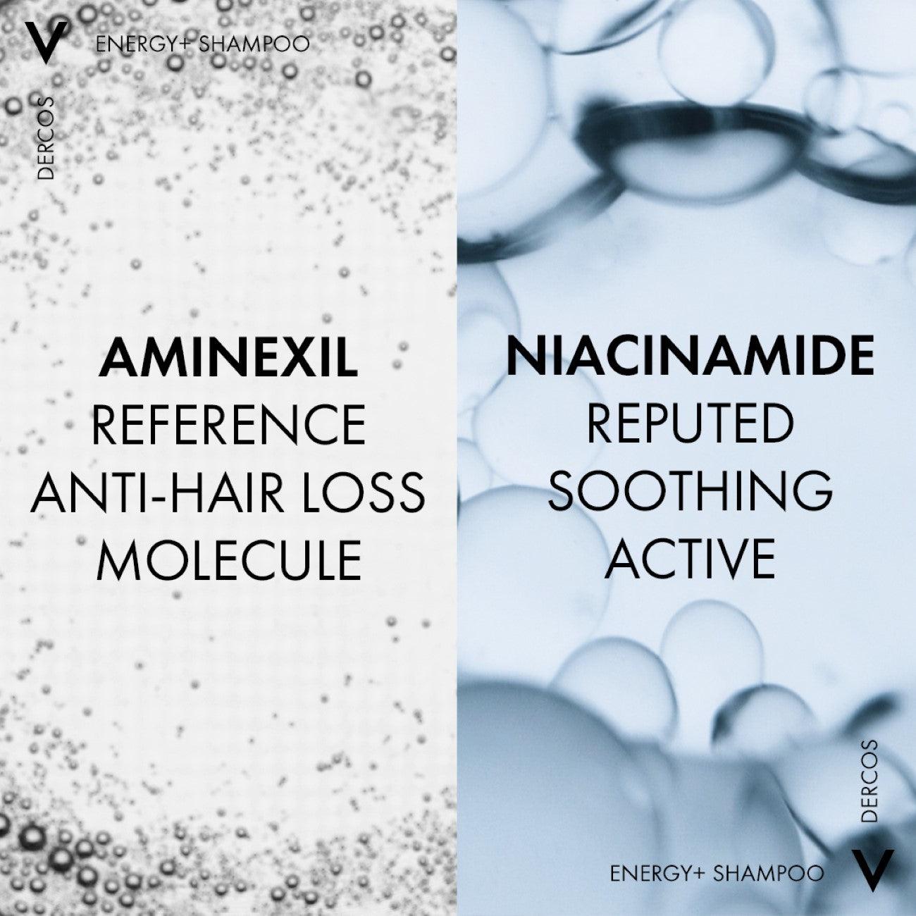 Vichy Dercos Energising Shampoo - A Complement To Hair-Loss Treatments - Skin Society {{ shop.address.country }}