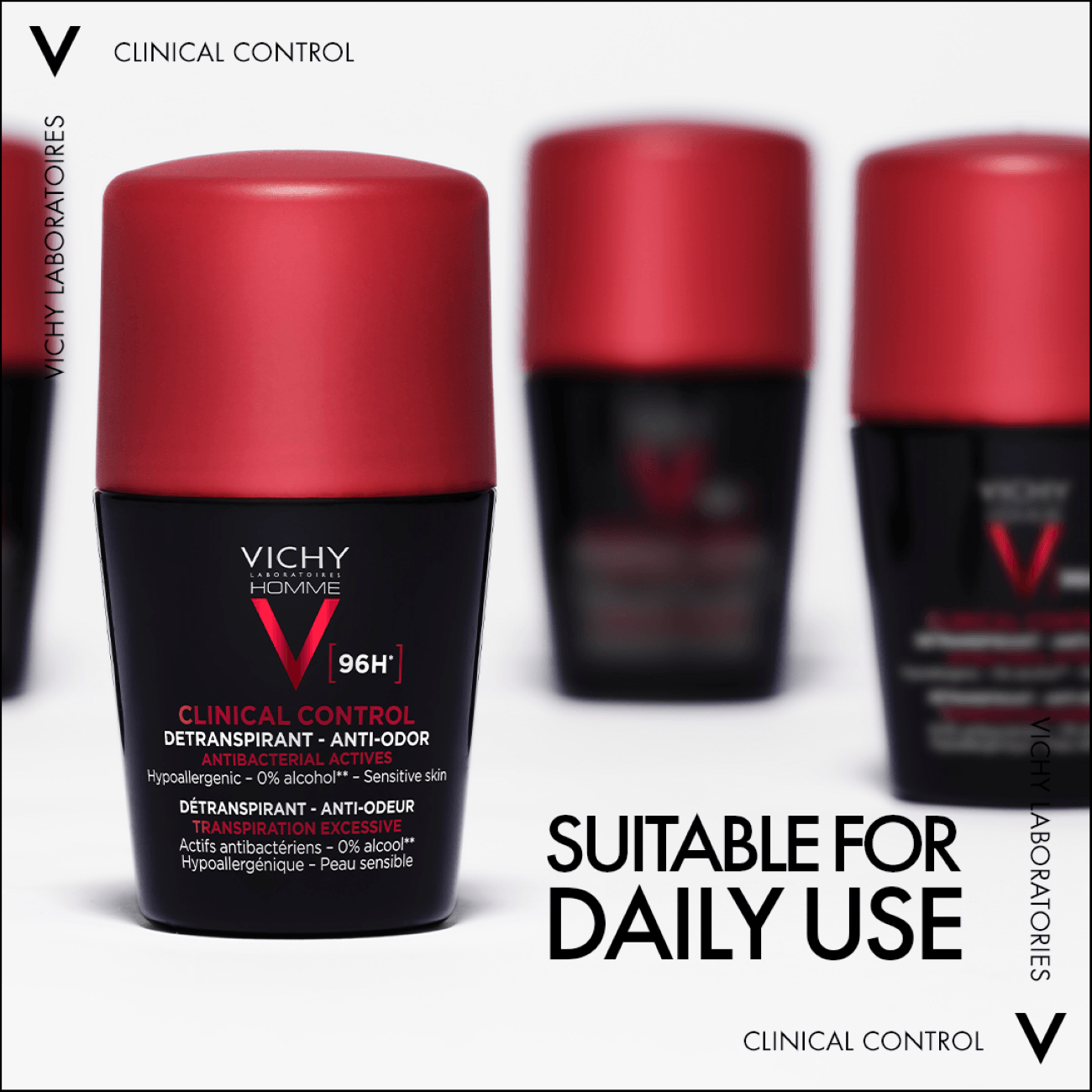 Vichy Homme Deodorant Clinical Control 96H - Skin Society {{ shop.address.country }}