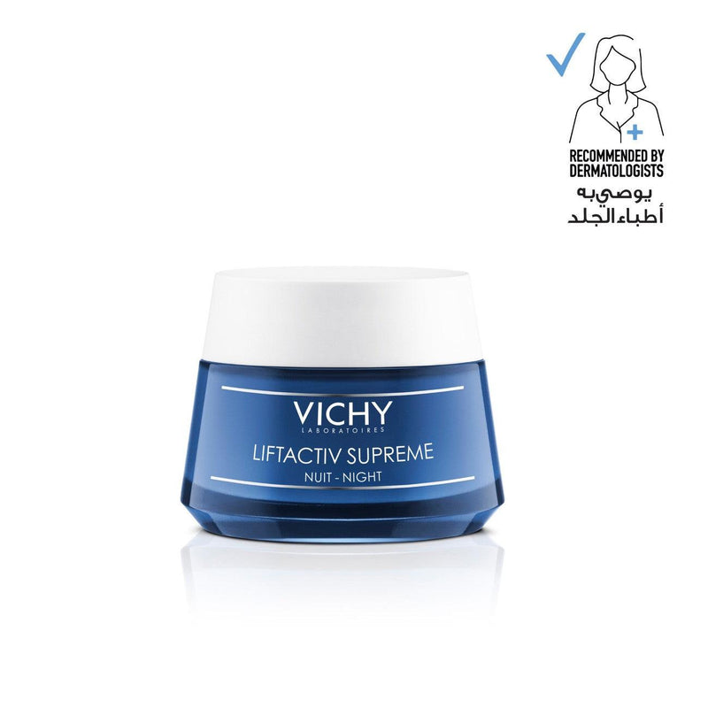 Vichy Liftactiv Supreme Night - Anti-Wrinkle and Firming Correcting Care - All Skin Types - Skin Society {{ shop.address.country }}