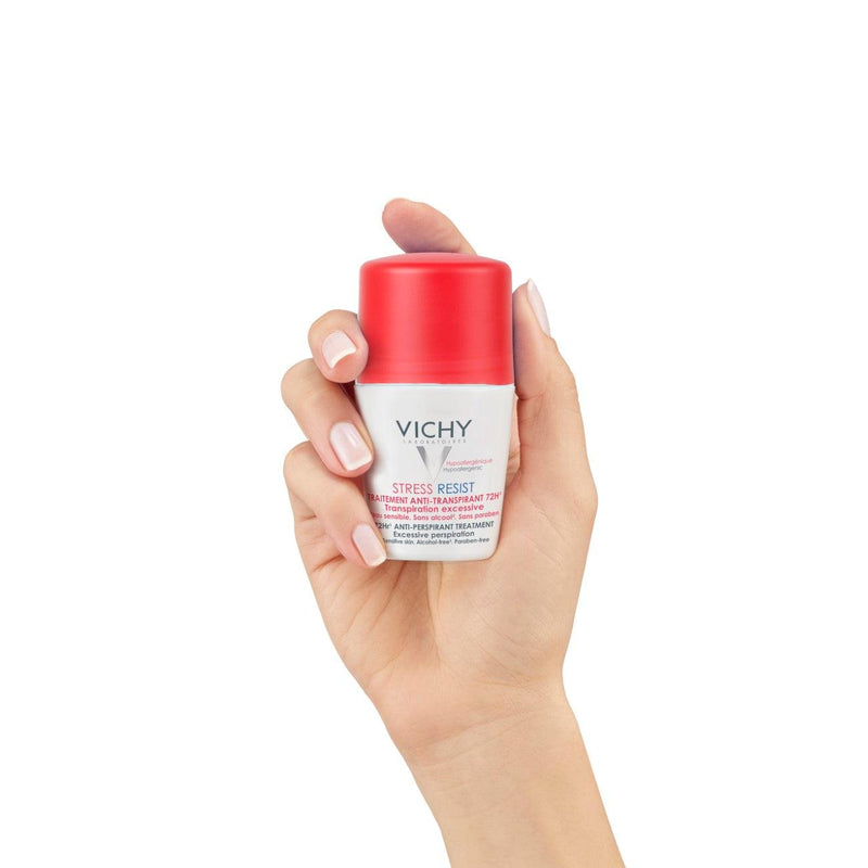 Vichy Stress Resist 72H Anti-Perspirant Treatment Excessive Perspiration Roll-On - Skin Society {{ shop.address.country }}
