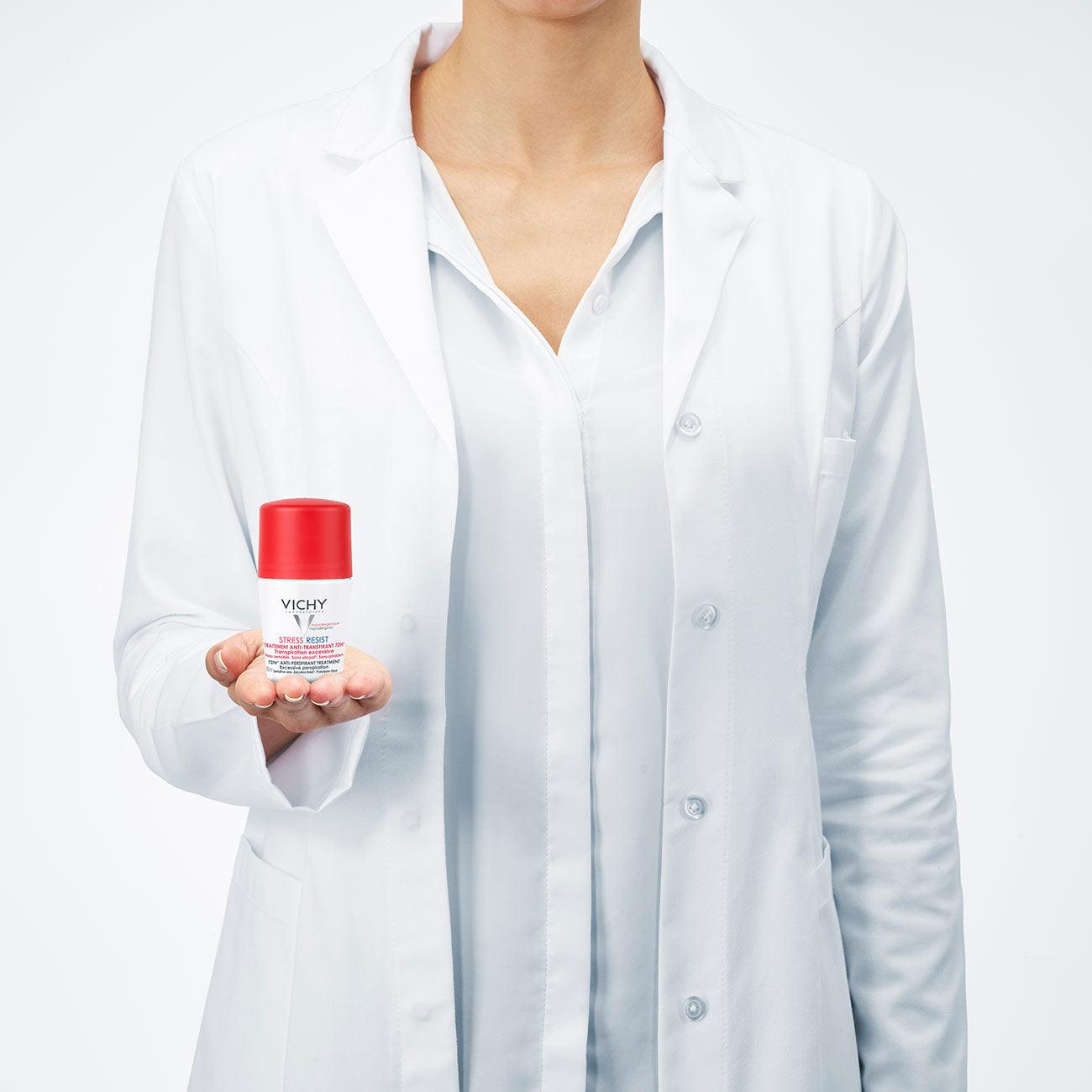 Vichy Stress Resist 72H Anti-Perspirant Treatment Excessive Perspiration Roll-On - Skin Society {{ shop.address.country }}