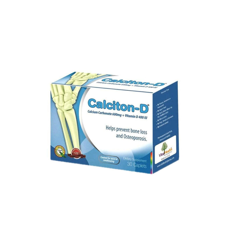 Vital Health Calciton-D 600mg/400IU - Skin Society {{ shop.address.country }}