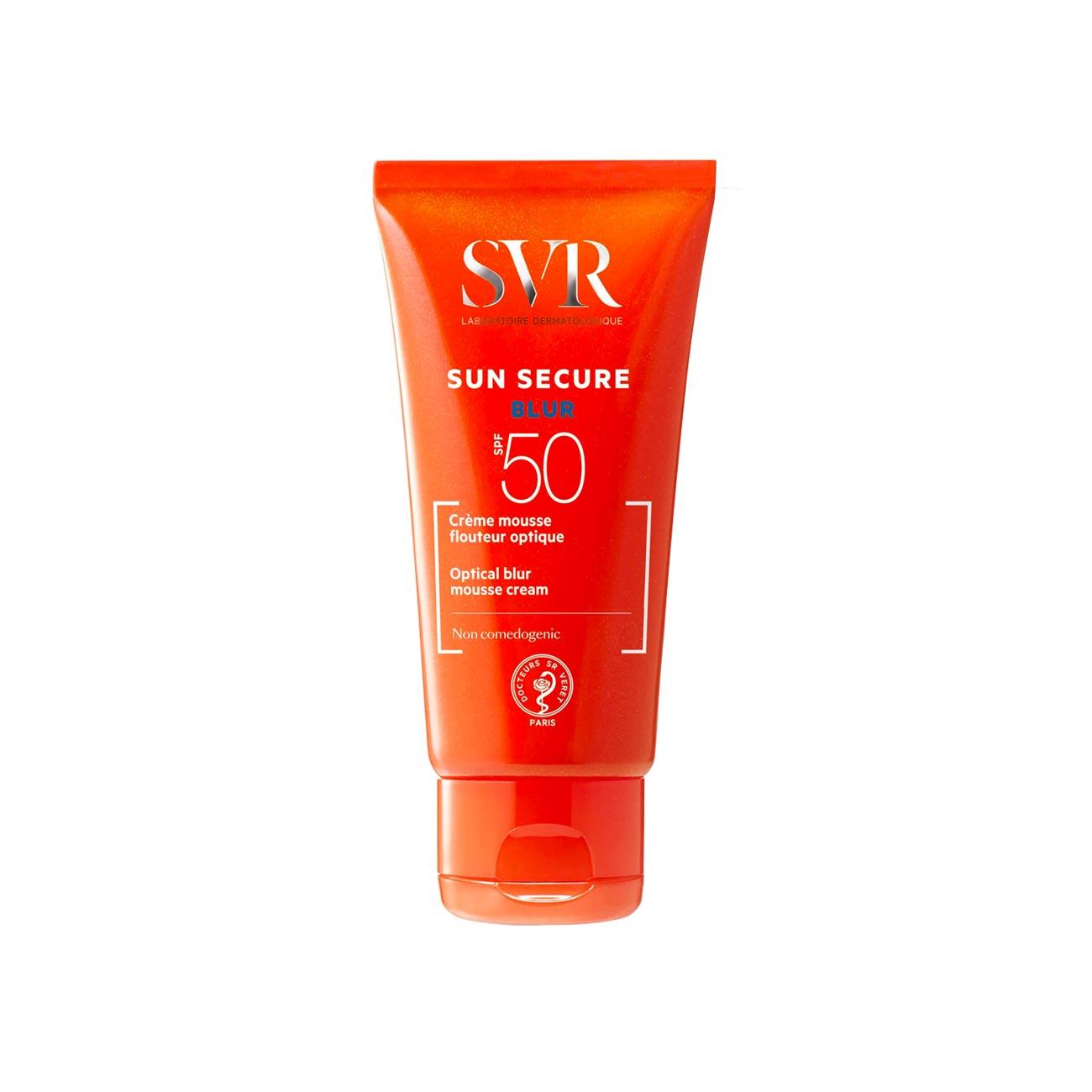 SVR Sun Secure Blur Optical Blur Mousse Cream SPF50 - Skin Society {{ shop.address.country }}