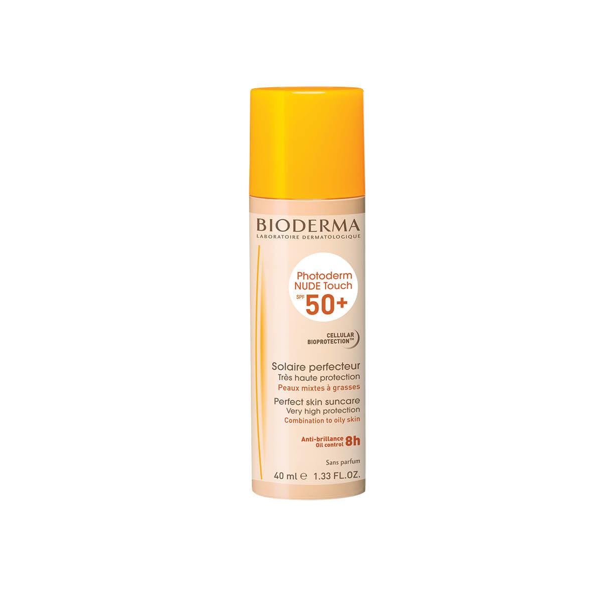 Bioderma Photoderm NUDE Touch SPF50+ Perfect Skin Suncare Very High Protection for Combination to Oily Skin - Skin Society {{ shop.address.country }}