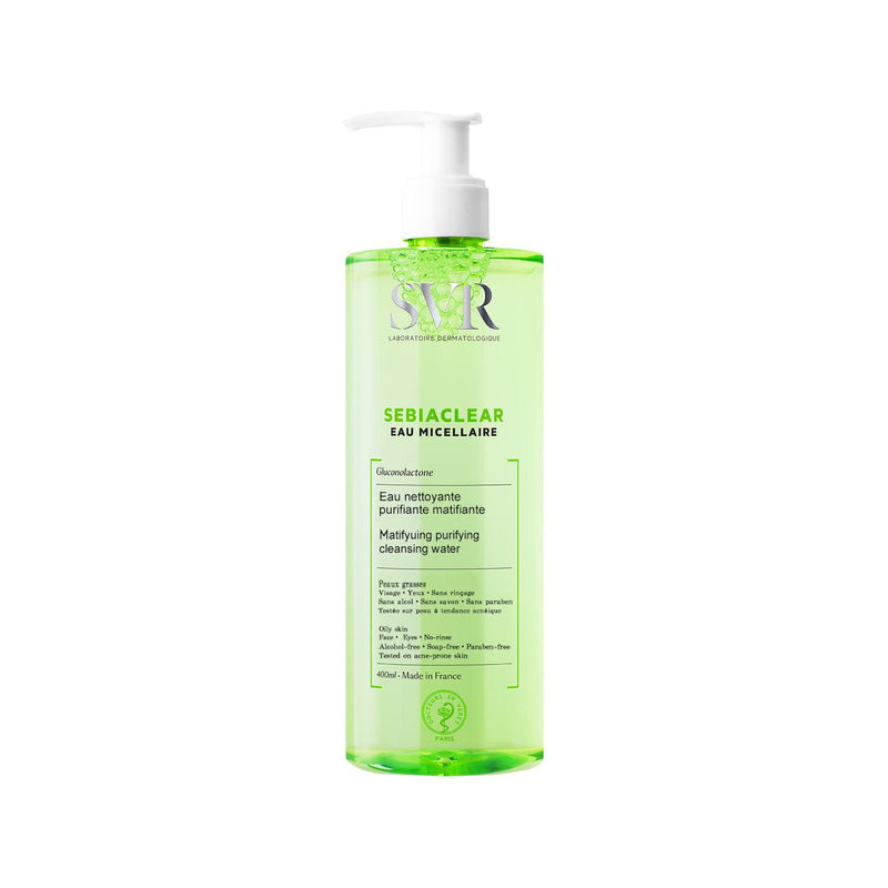 SVR Sebiaclear Eau Micellaire Matifying Purifying Cleansing Water - Skin Society {{ shop.address.country }}