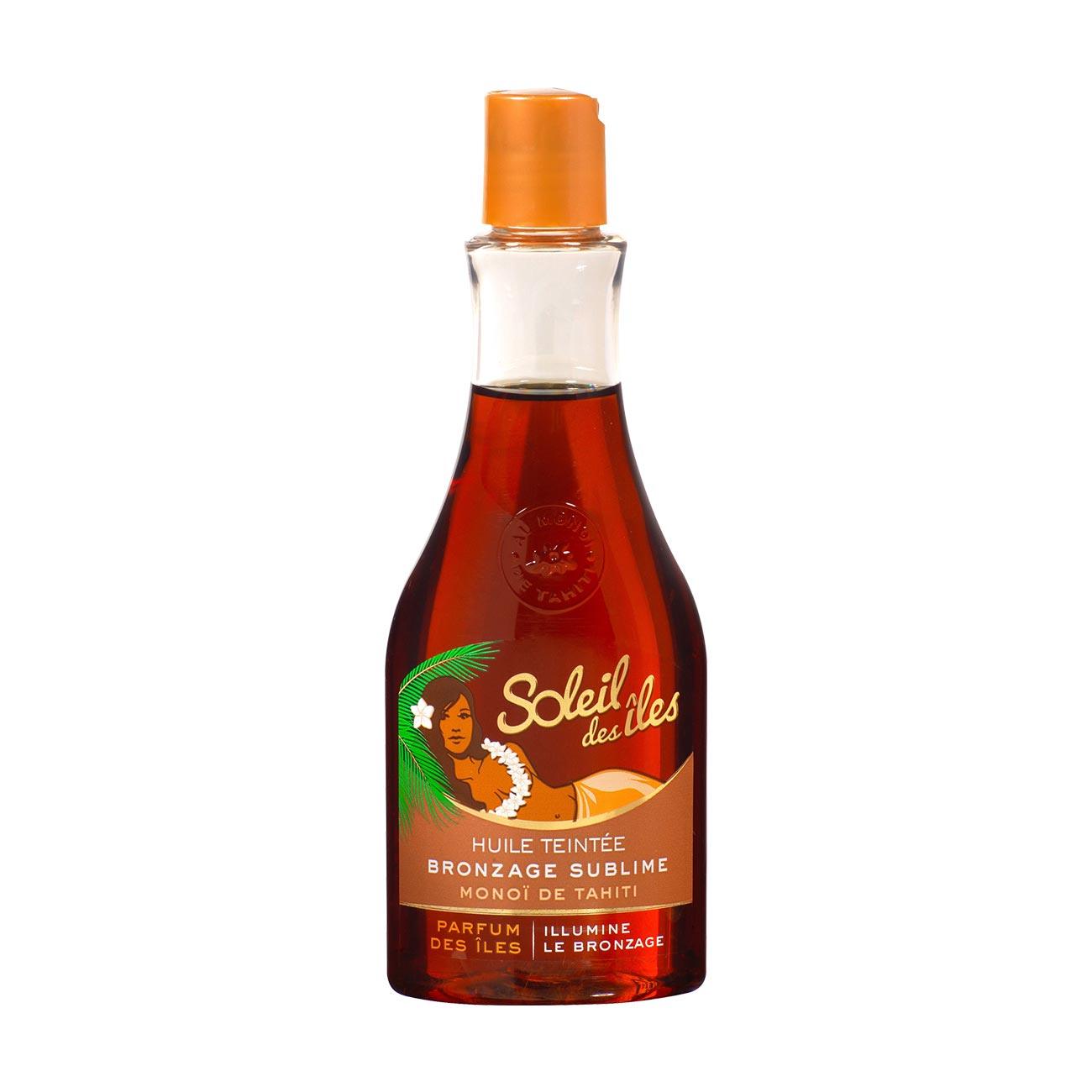Soleil des îles Huile Teintée Bronzage Sublime Monoï de Tahiti Parfum des Îles - Skin Society {{ shop.address.country }}