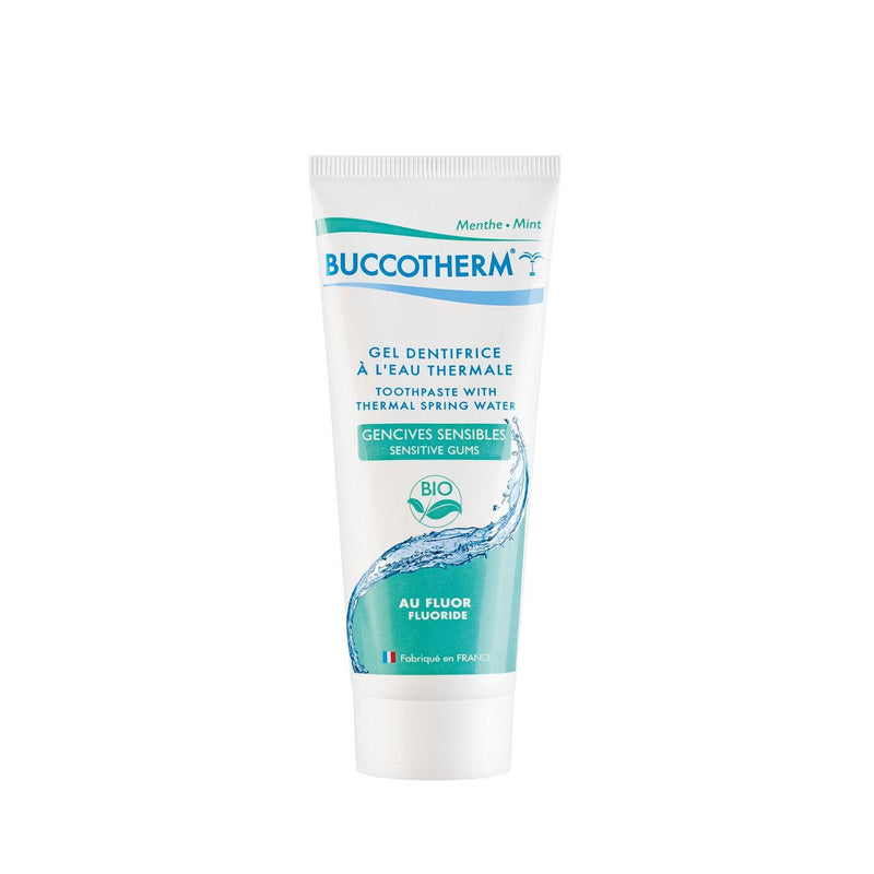 Buccotherm Sensitive Gums BIO Toothpaste Gel - Mint - Skin Society {{ shop.address.country }}