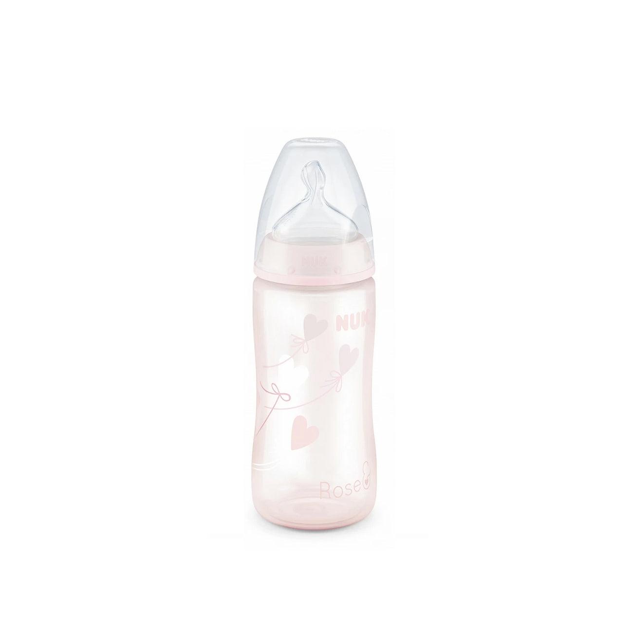 NUK First Choice+ Baby Bottle with Teat 0-6M - Skin Society {{ shop.address.country }}