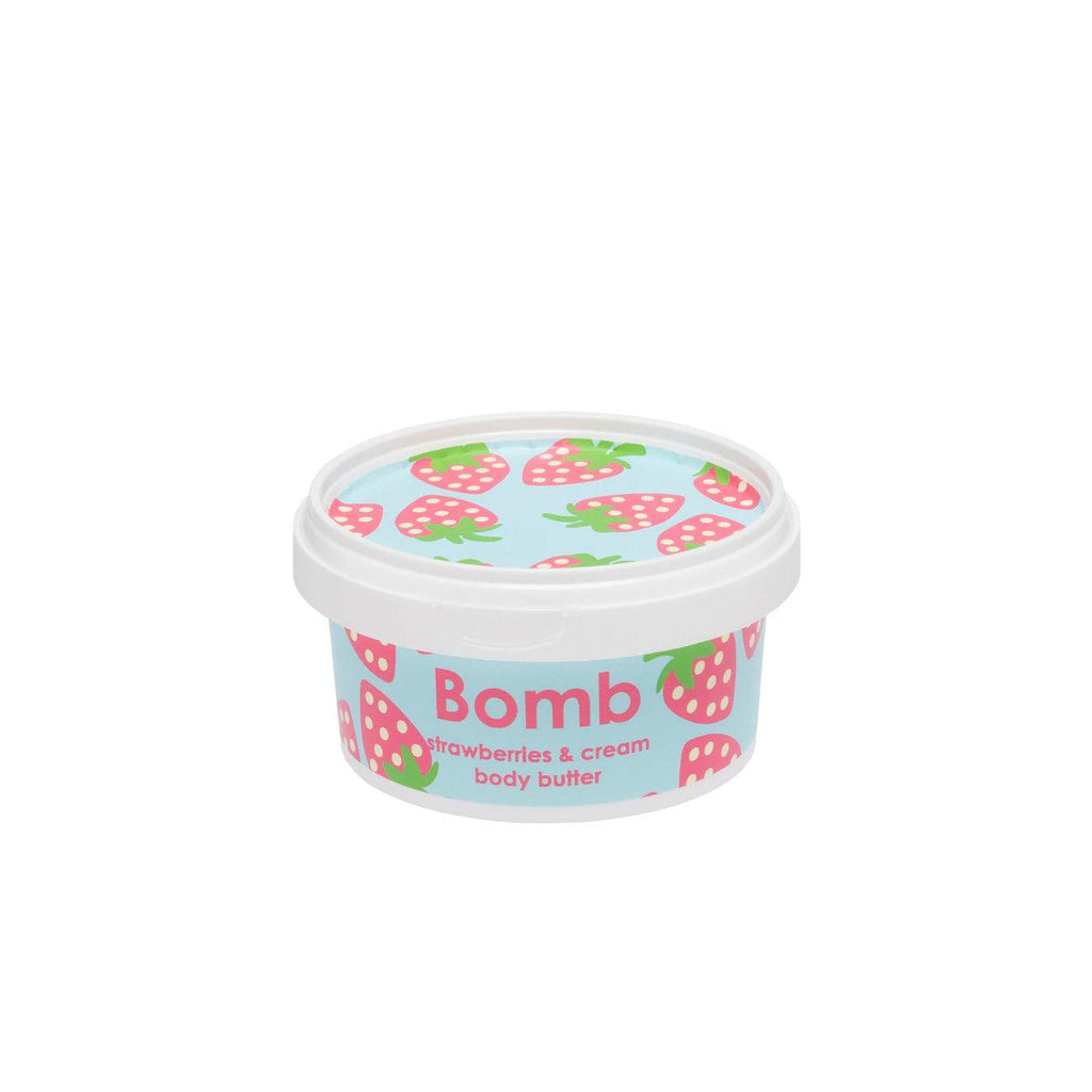 Body Butter I Love Strawberries & Cream - 87% D'ingrédients Naturels, Beurre De Karité, 200 Ml