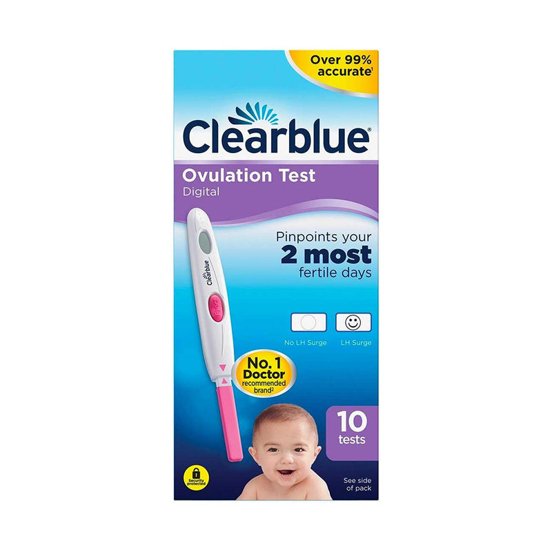 Clear-Blue Ovulation Test Digital x 10 Tests - Skin Society {{ shop.address.country }}
