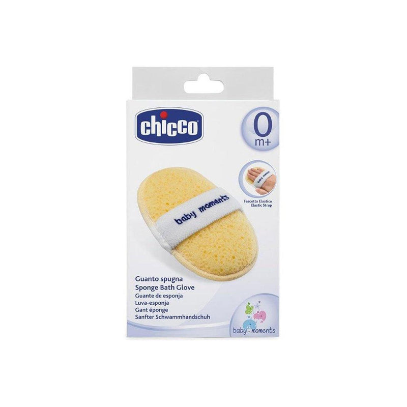 Chicco Baby Moments Sponge Bath Glove - Skin Society {{ shop.address.country }}