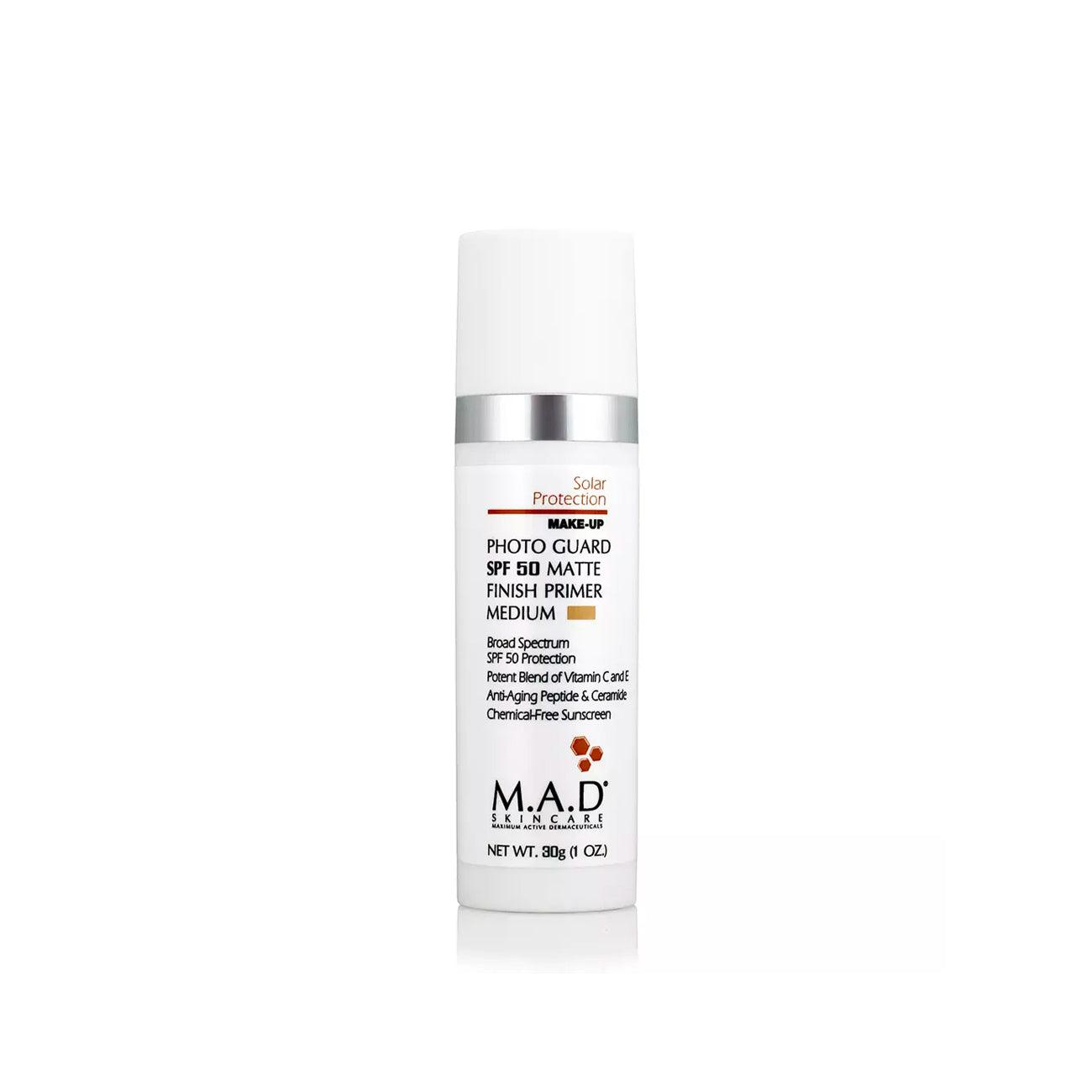 M.A.D. Skin Care Photo Guard Matte Finish Primer SPF50 - Skin Society {{ shop.address.country }}
