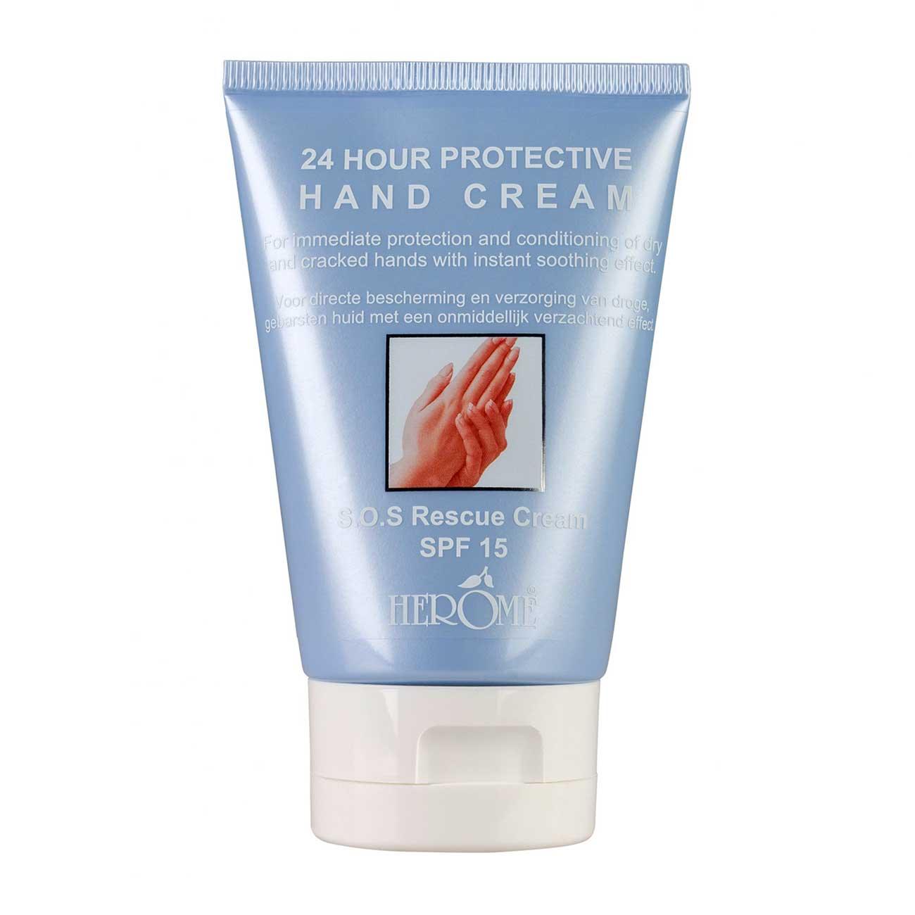 Herôme 24H Protective Hand Cream - S.O.S. Rescue Cream SPF15 - Skin Society {{ shop.address.country }}
